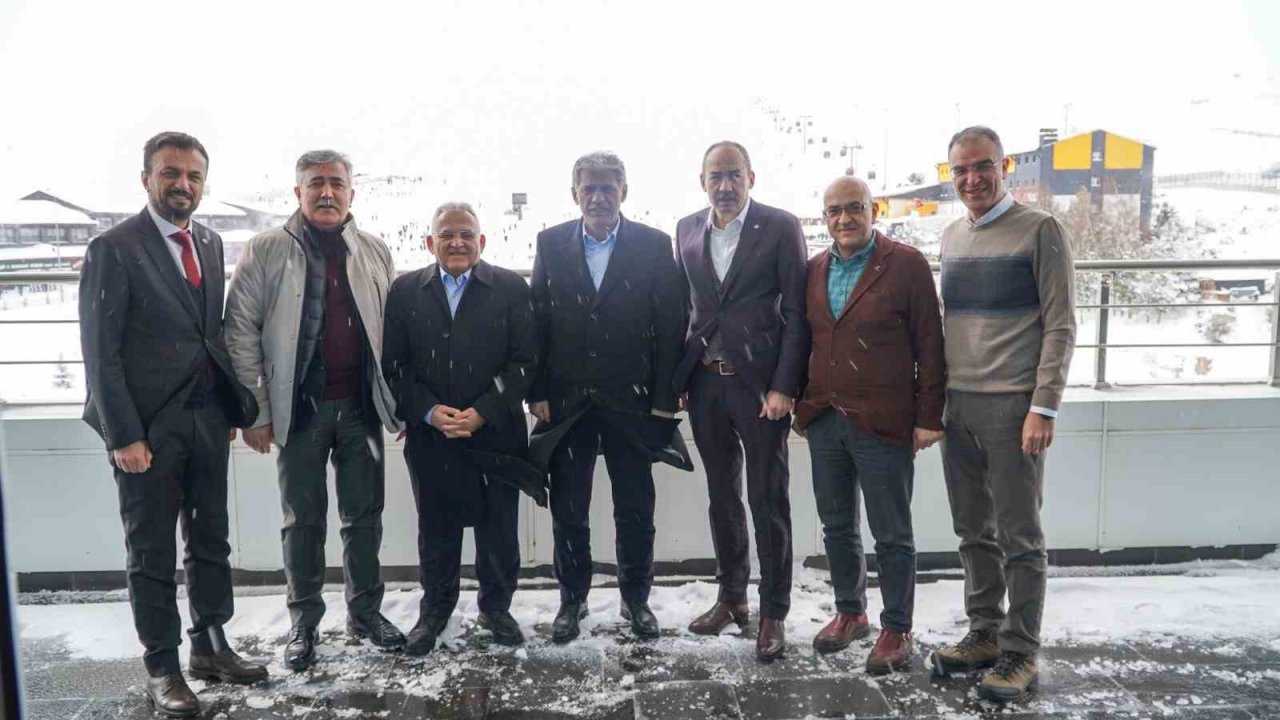 Başkan Büyükkılıç, Bakan Yardımcısı Alpaslan’ı Türkiye’nin incisi Erciyes’te ağırladı