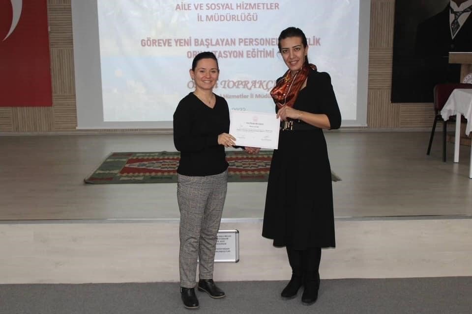 Aile ve Sosyal Hizmetler’de oryantasyon eğitimleri tamamlandı