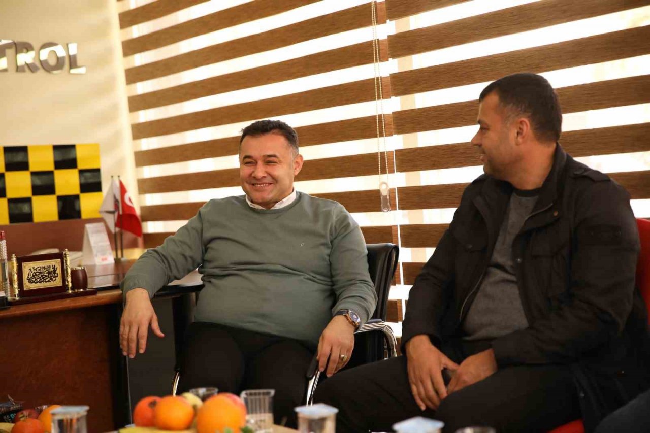 Başkan Yücel’den ulaşım sektörünün temsilcilerine ziyaret