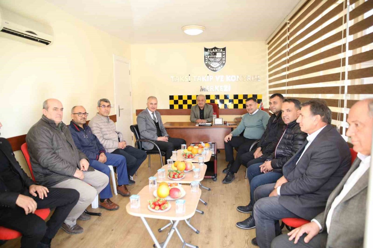 Başkan Yücel’den ulaşım sektörünün temsilcilerine ziyaret