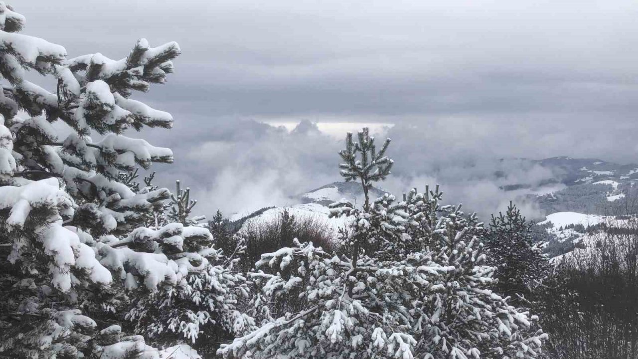 Kızlan Yaylası’nda beyaz güzellik