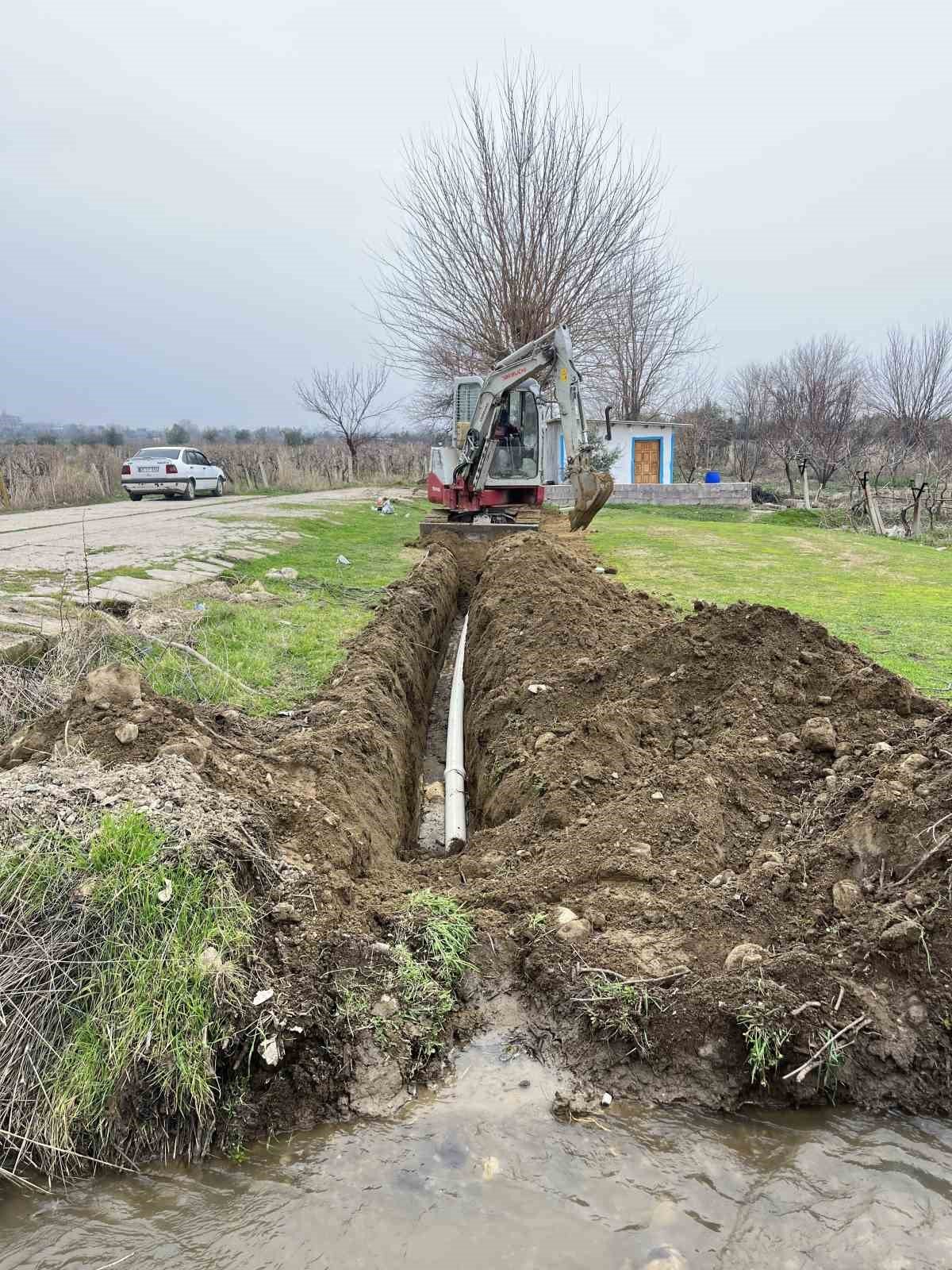 Salihlili üreticilerin sulama sahaları genişliyor