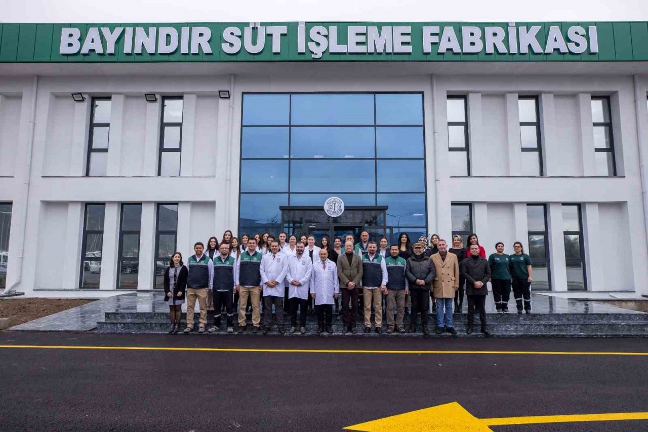 Bayındır Süt İşleme Fabrikasında test üretimi başladı