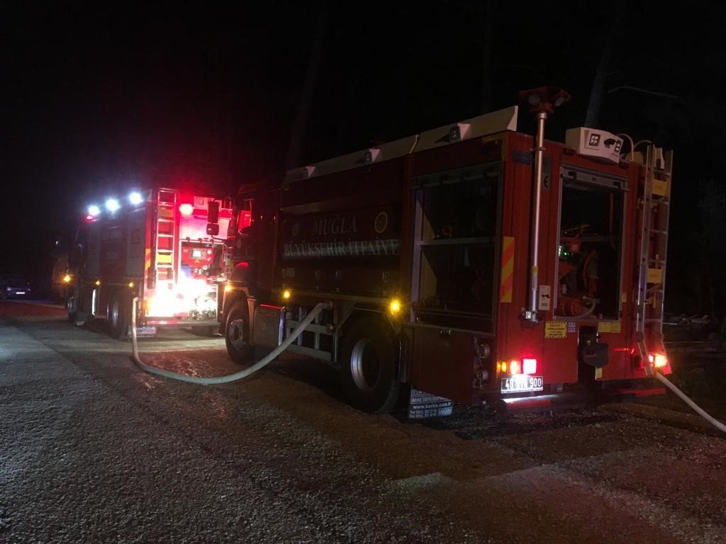 Ula’da ev yangını