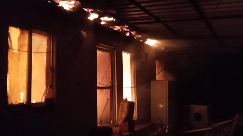 Ula’da ev yangını