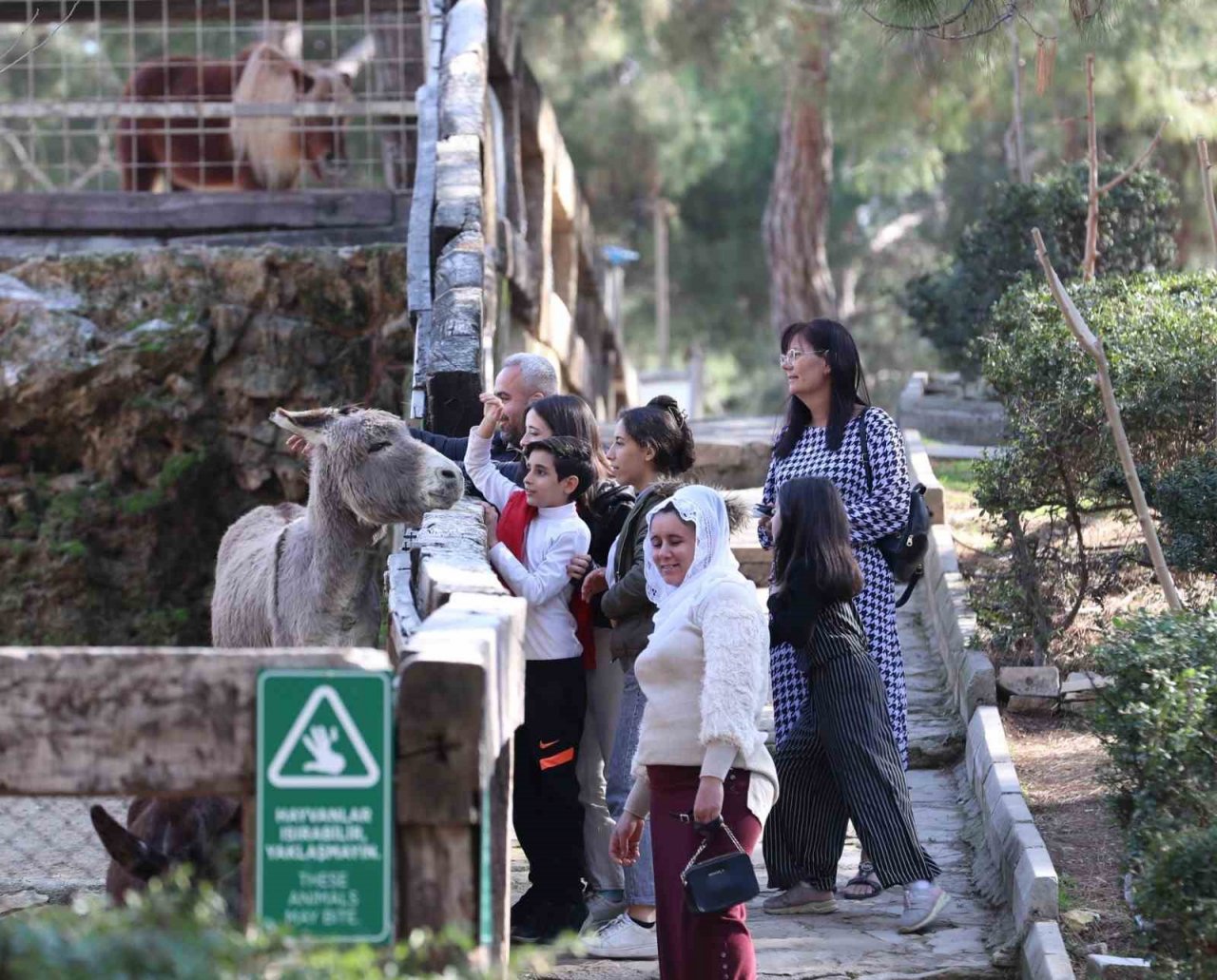 127 türde hayvana ev sahipliğini yapan yaşam parkına yoğun ilgi