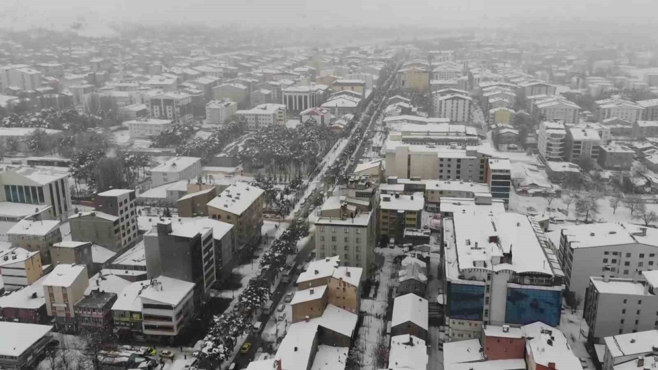 Bitlis’te kartpostallık kar görüntüleri
