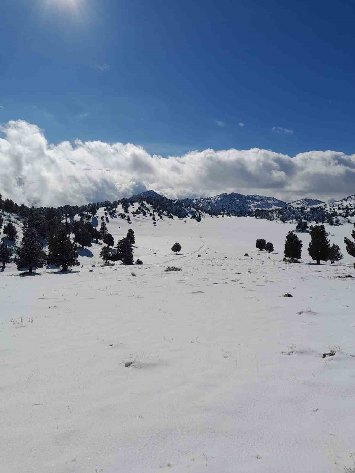 Karın keyfi Tuzlabeli Geçidinde yaşandı