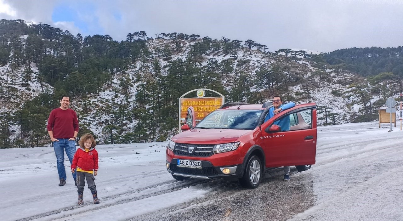 Karın keyfi Tuzlabeli Geçidinde yaşandı