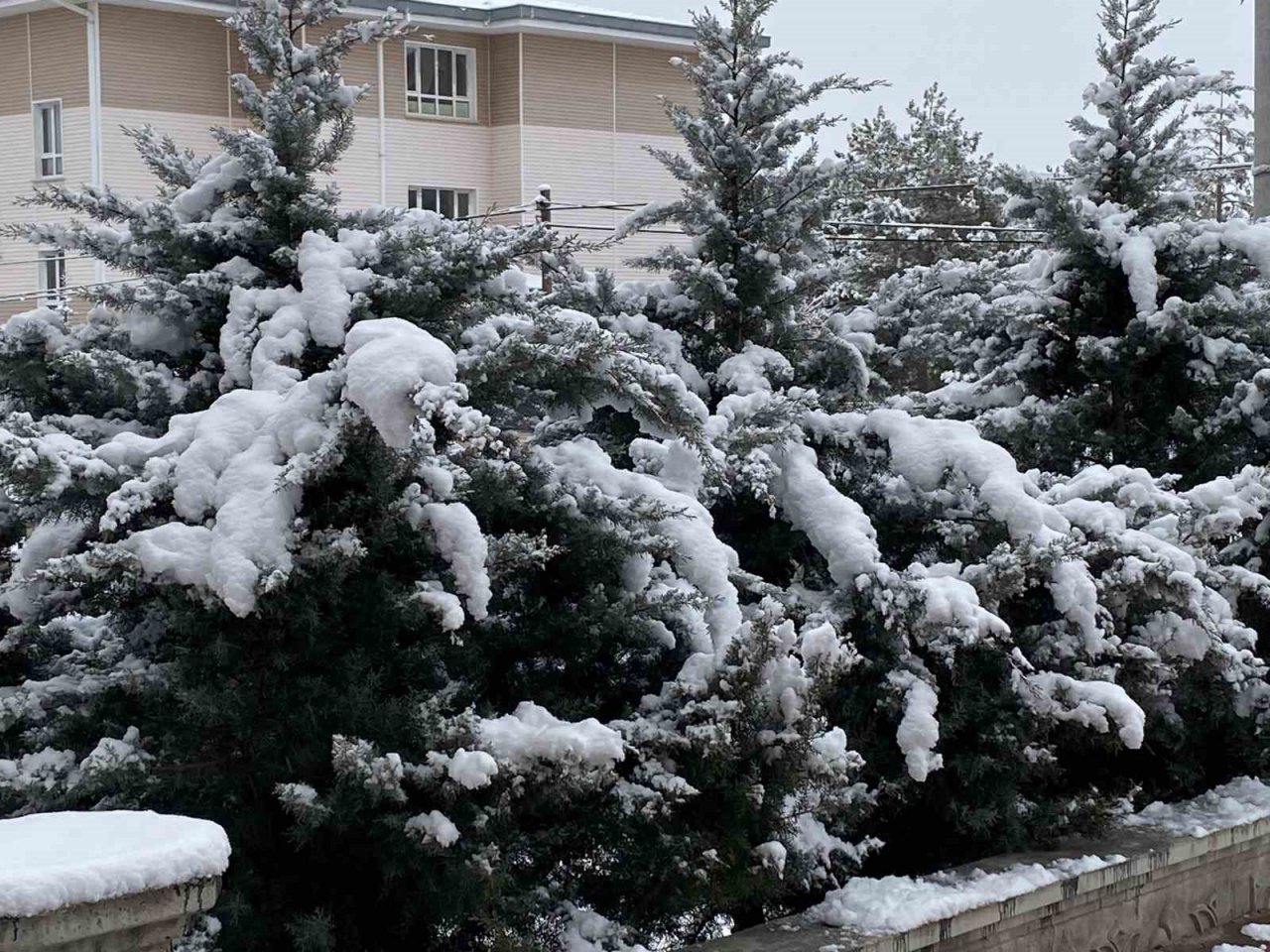 Kulu’da yılının ilk karı yağdı