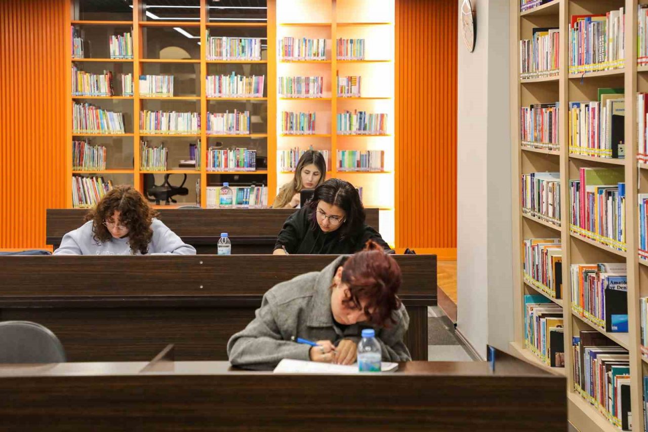 Öğrencinin Çalışma adresi Yarıyılda da Talas Kütüphaneleri
