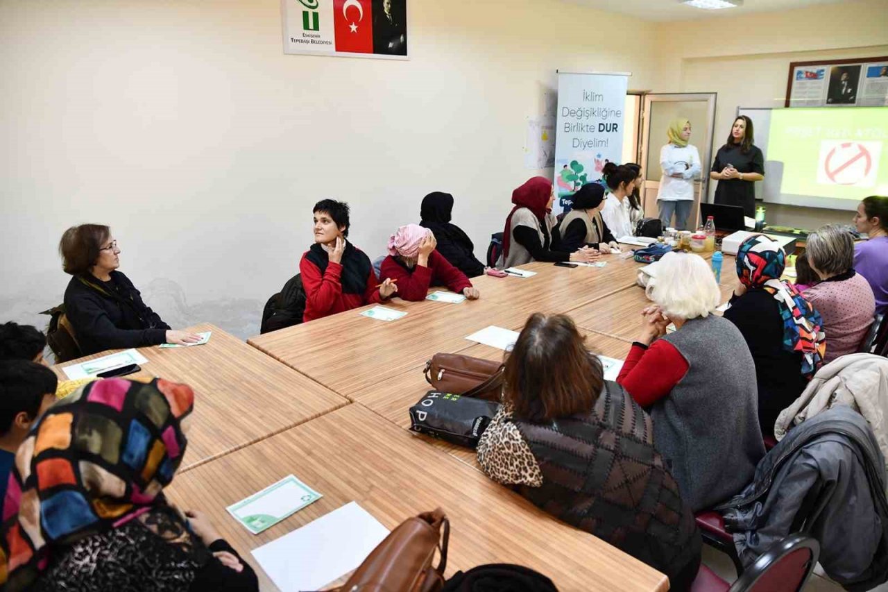 Tepebaşı’nda kadınlara yönelik iklim atölyeleri