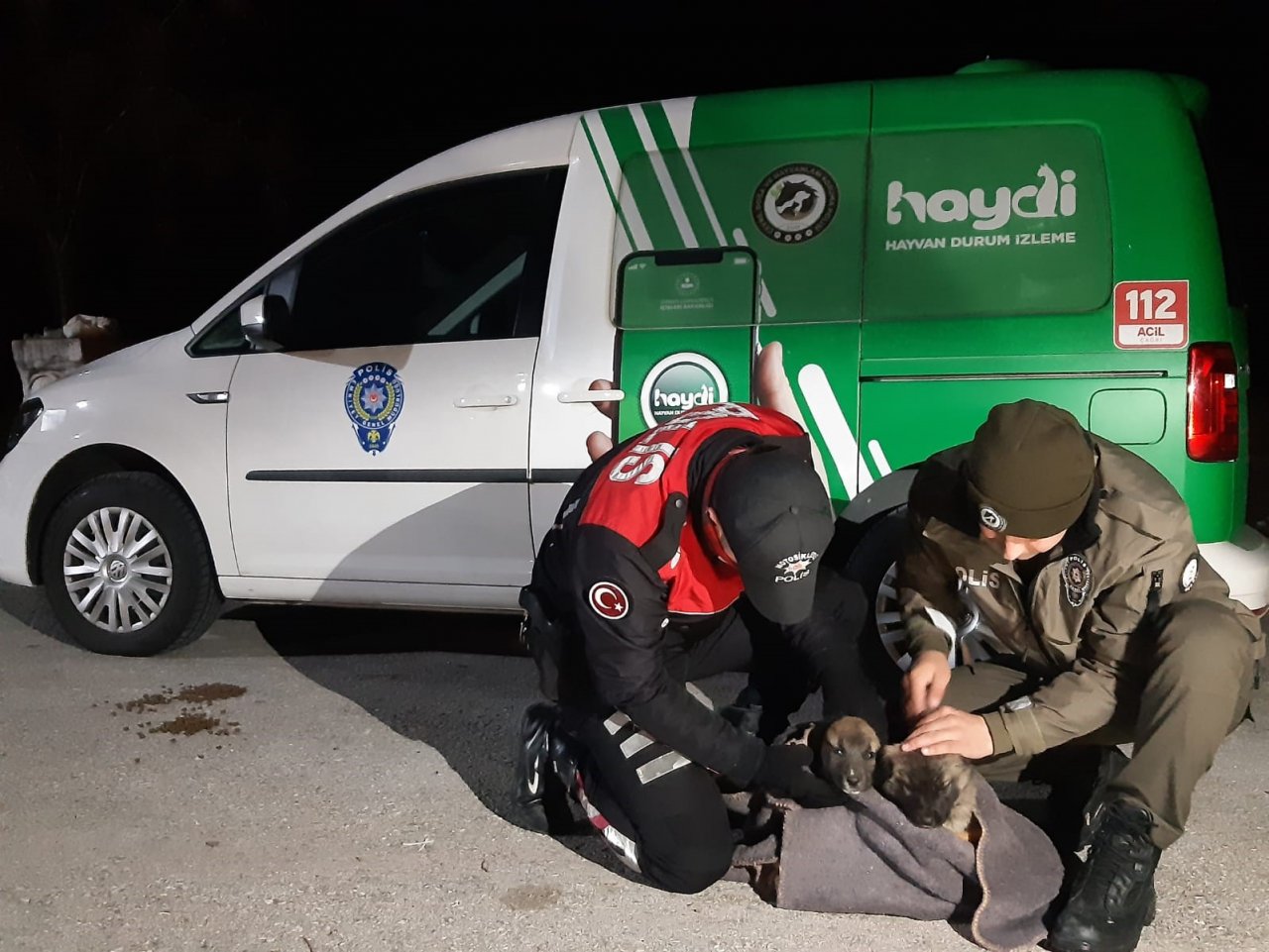 Havaların soğuduğu Uşak’ta sokak canlıları unutulmadı