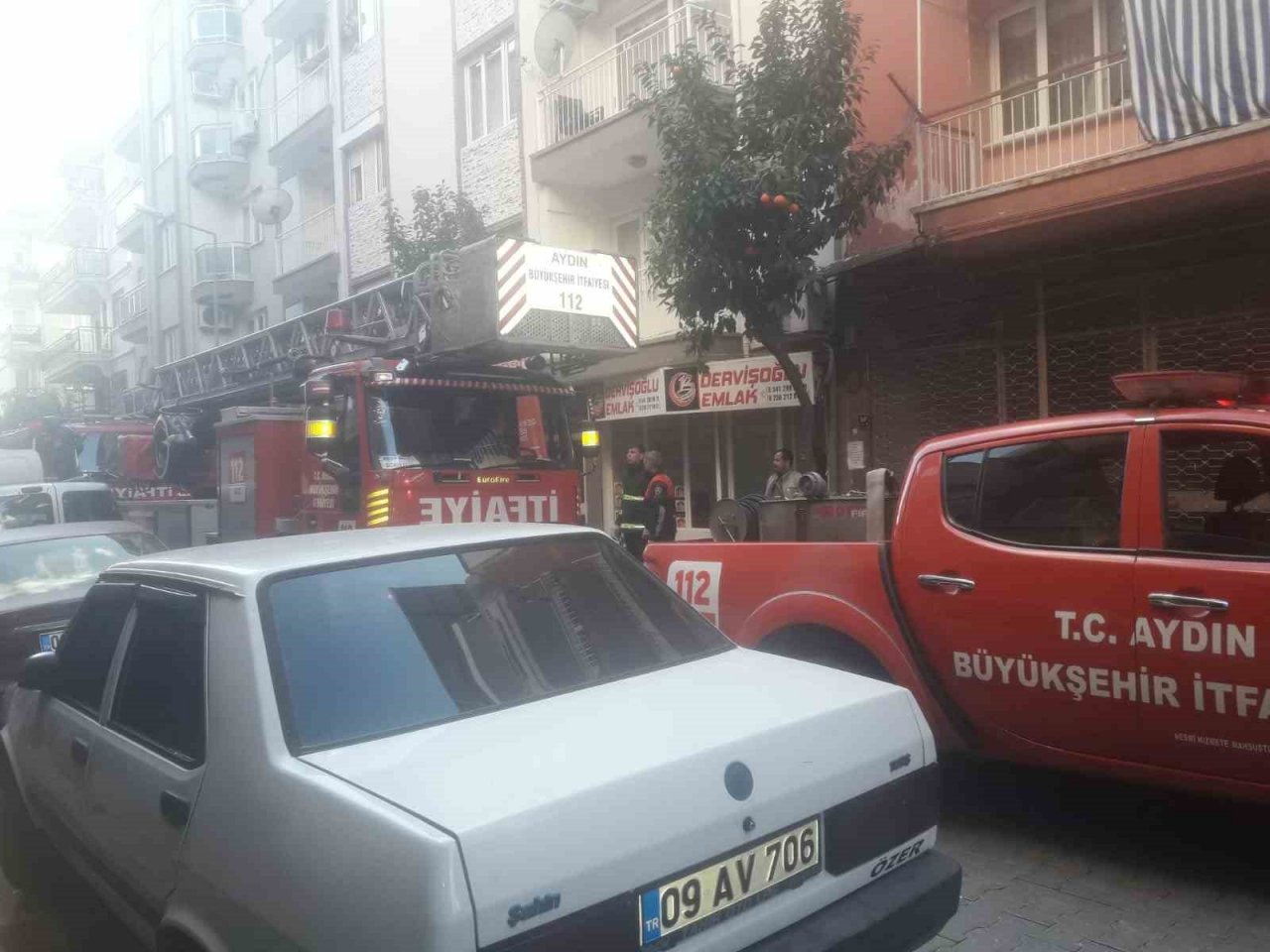 Banyoda alev alan şofben yangına neden oldu