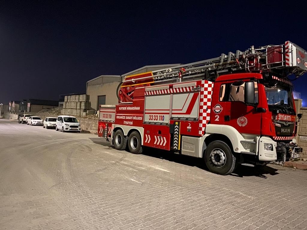 Kayseri İtfaiyesi 2023’ün ilk ayında 438 olaya müdahale etti