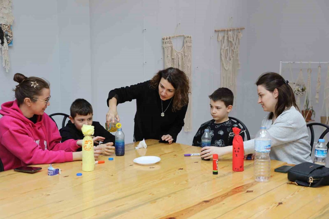 Mudanyalı çocuklar yarıyıl tatilinde sanatla buluştu