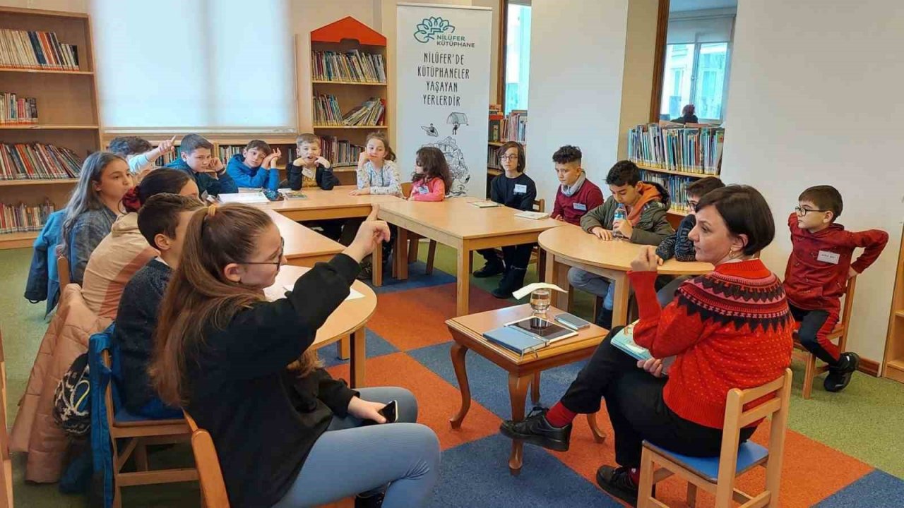 Nilüfer kütüphaneleri çocukları ağırladı