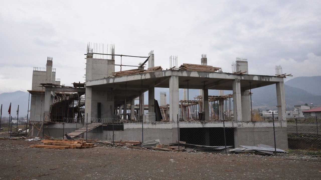 Osmaniye’nin aşevi inşaatı devam ediyor