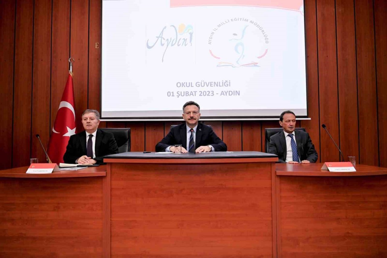 Aydın’da okul güvenliği koordinasyon toplantısı yapıldı