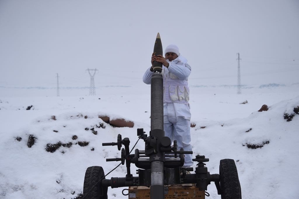 Kars’ta gerçekleştirilen “Kış Tatbikat-2023”ün Seçkin Gözlemci Günü başladı