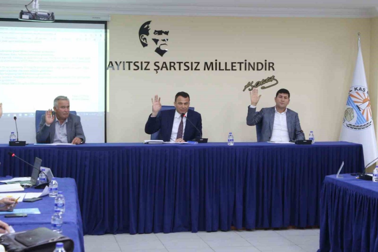 Kaş Belediyesi şubat ayı meclis toplantısı yapıldı
