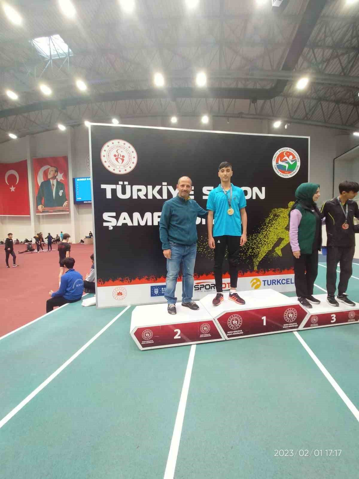 Malatyalı sporcu Yalçın, Türkiye Şampiyonu