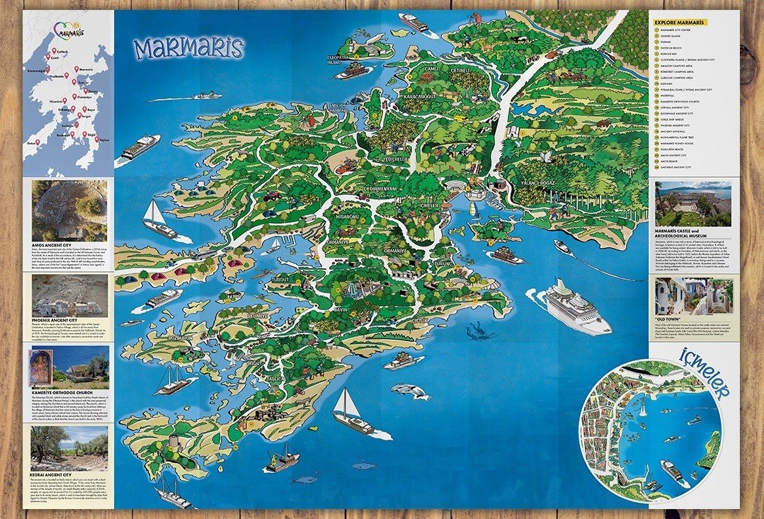 Marmaris Ticaret Odası, Marmaris’in turizm haritasını hazırladı
