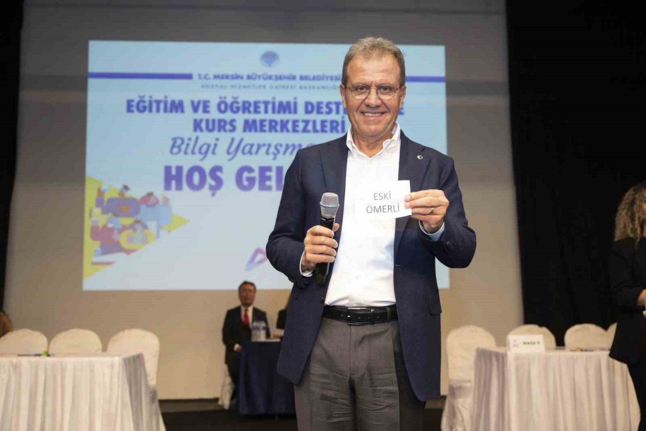 Seçer, öğrencilerin yarışma heyecanına ortak oldu