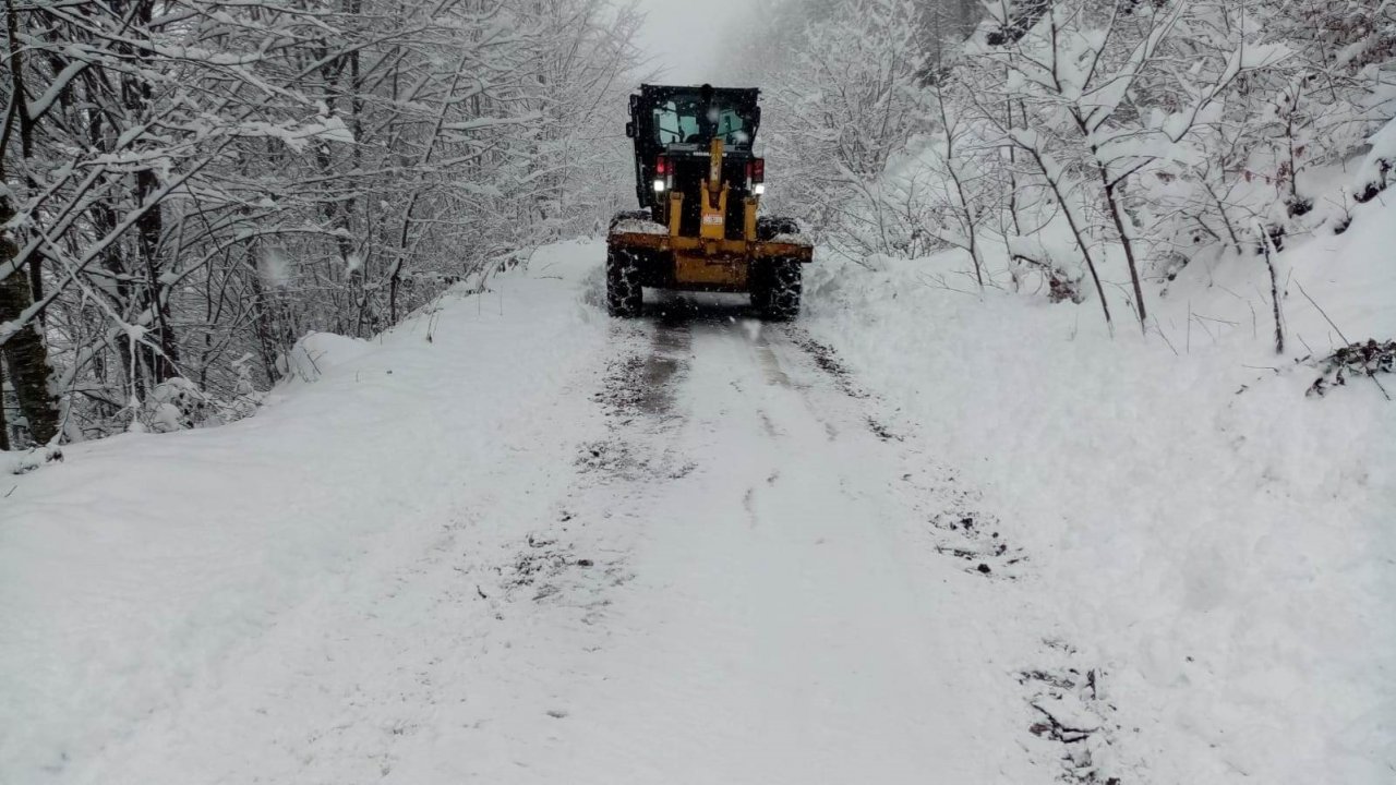 Ordu’da karla kapanan 197 mahalle yolu ulaşıma açıldı