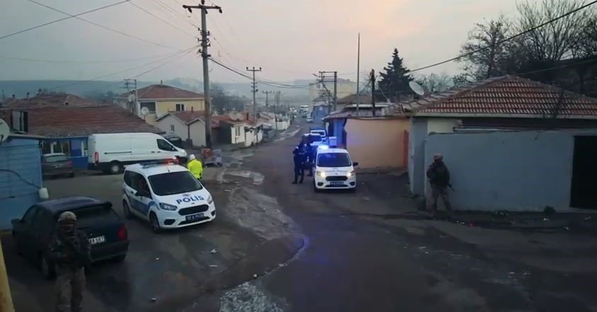 Tekirdağ’da 150 polisle şafak operasyonu: 6 gözaltı
