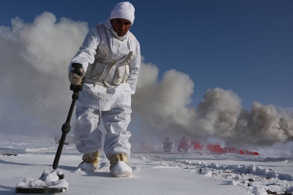 Kars’ta gerçekleştirilen “Kış Tatbikat-2023”ün Seçkin Gözlemci Günü başladı