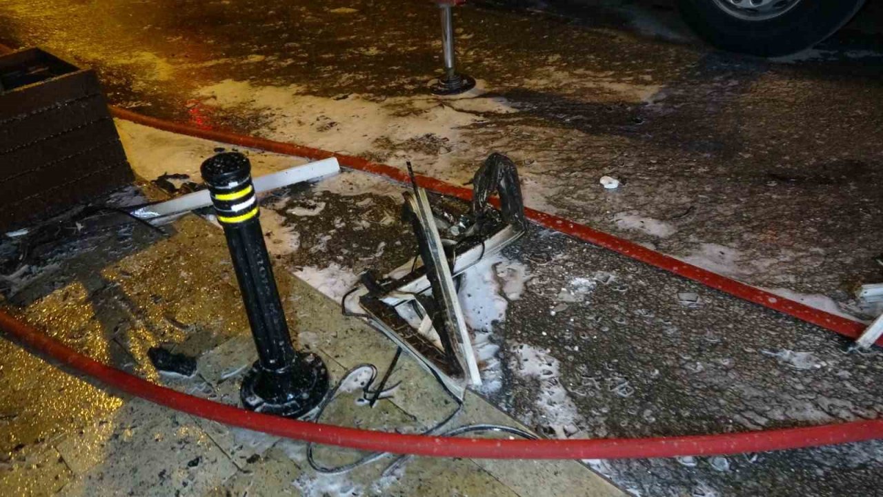 Oturduğu evi yakan kiracı kadın tutuklandı