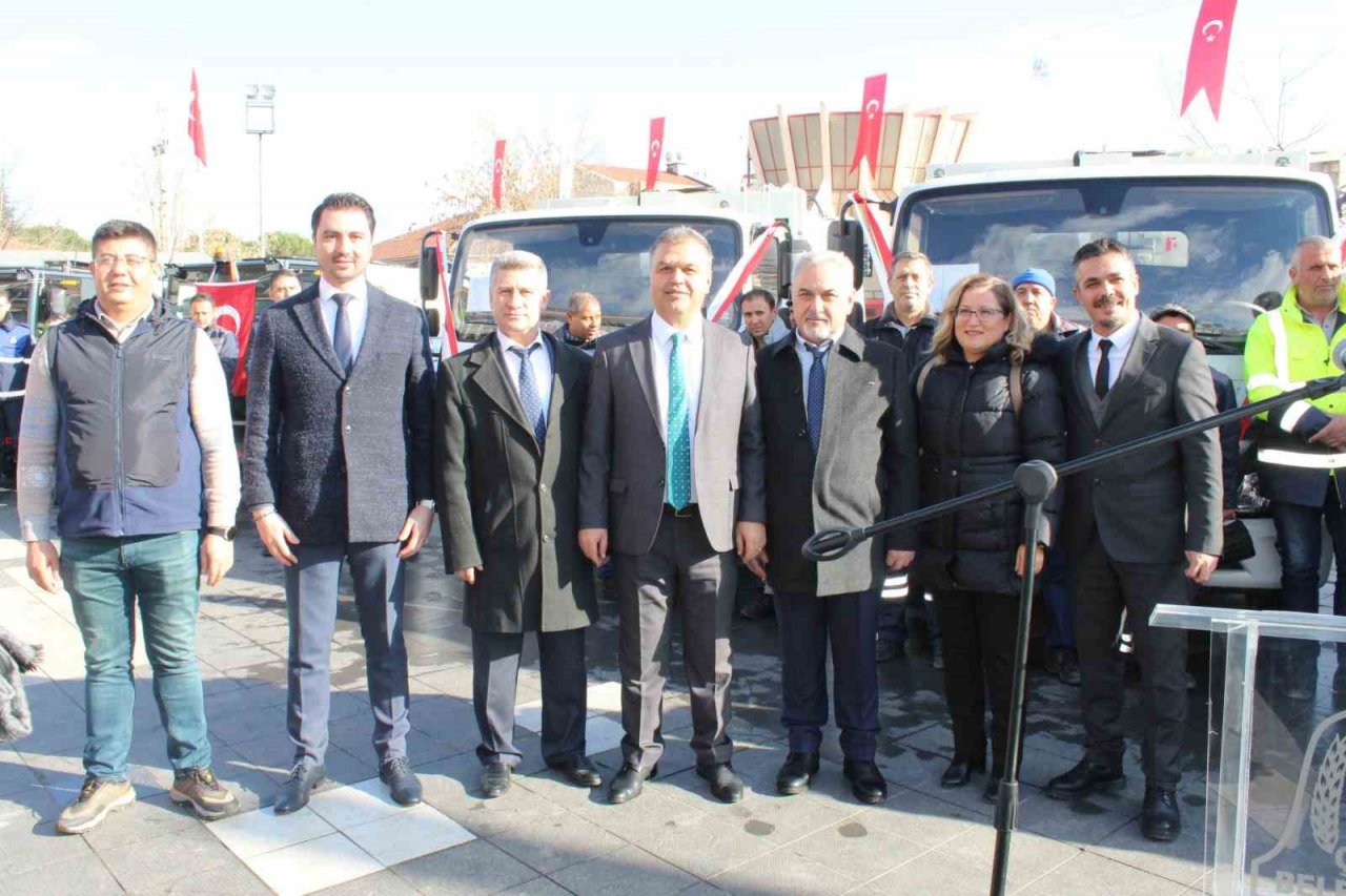 Çan Belediyesine yeni 12 hizmet aracı