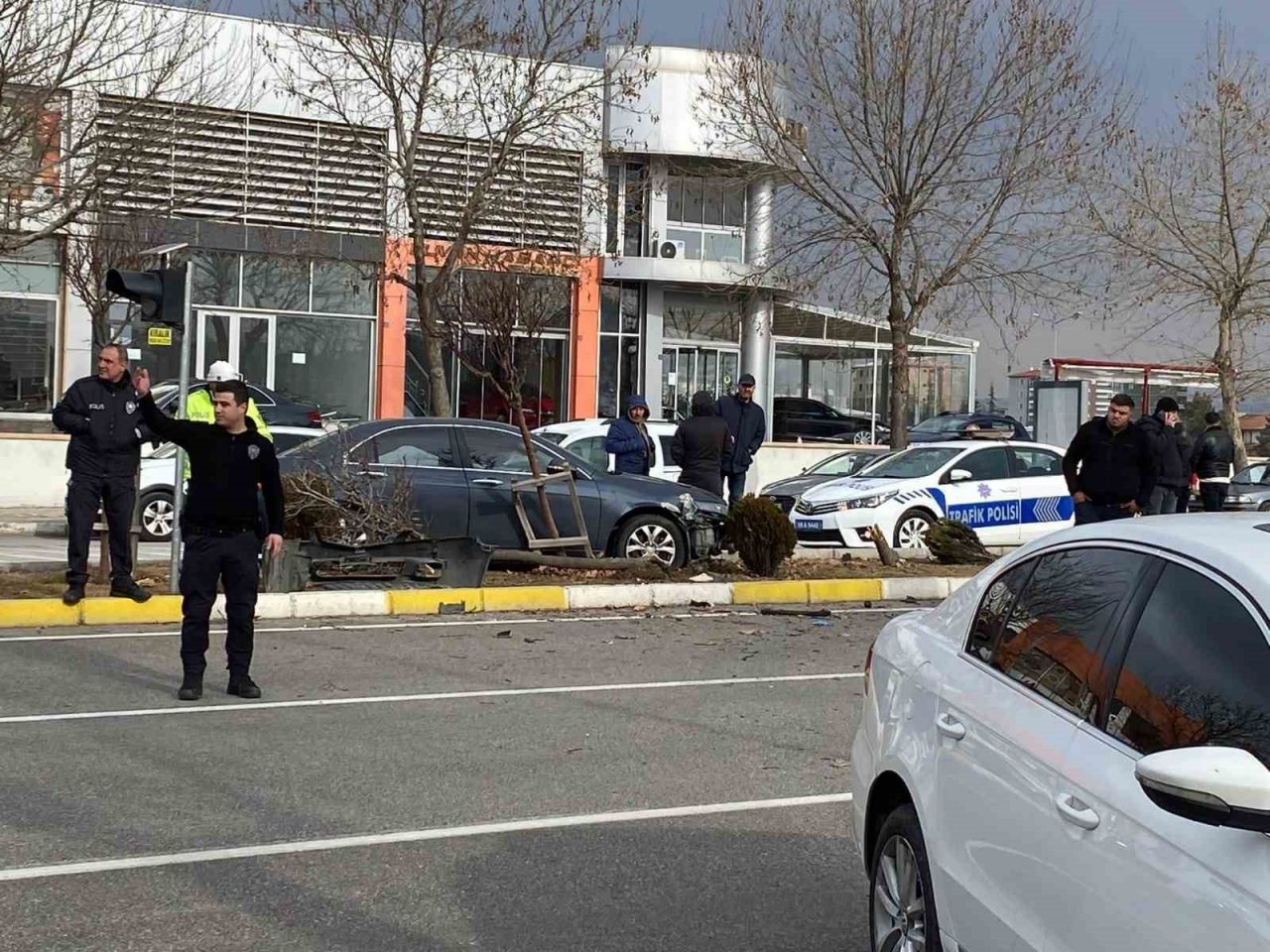 Çorum’da zincirleme trafik kazası: 1 yaralı