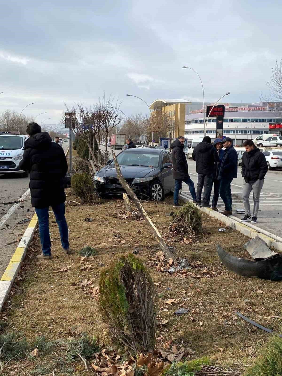 Çorum’da zincirleme trafik kazası: 1 yaralı