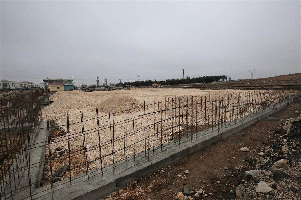 Eyyübiye Spor Kompleksine ilk harç döküldü