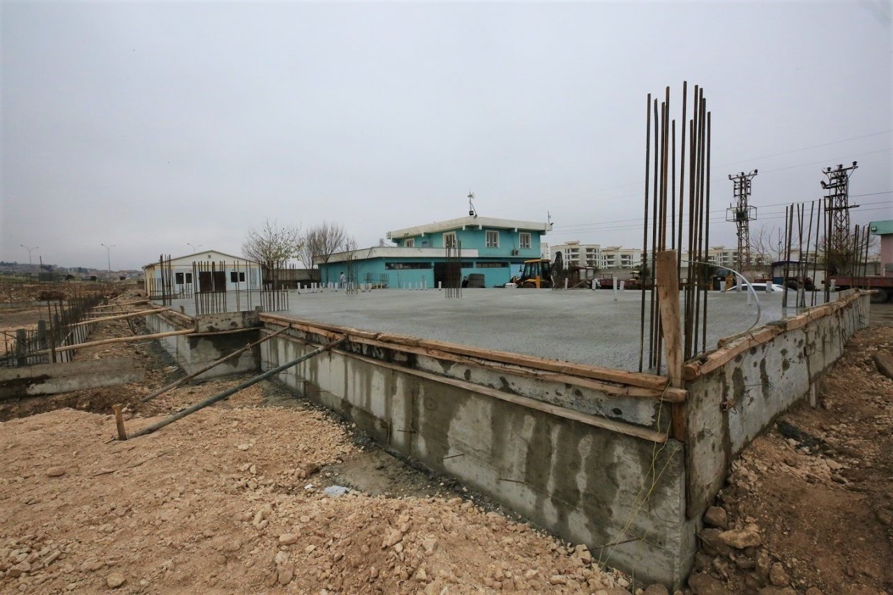 Eyyübiye Spor Kompleksine ilk harç döküldü