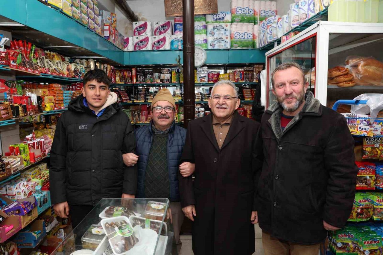 Başkan Büyükkılıç; Hisarcık ve Erciyes Esnafı ile Buluştu