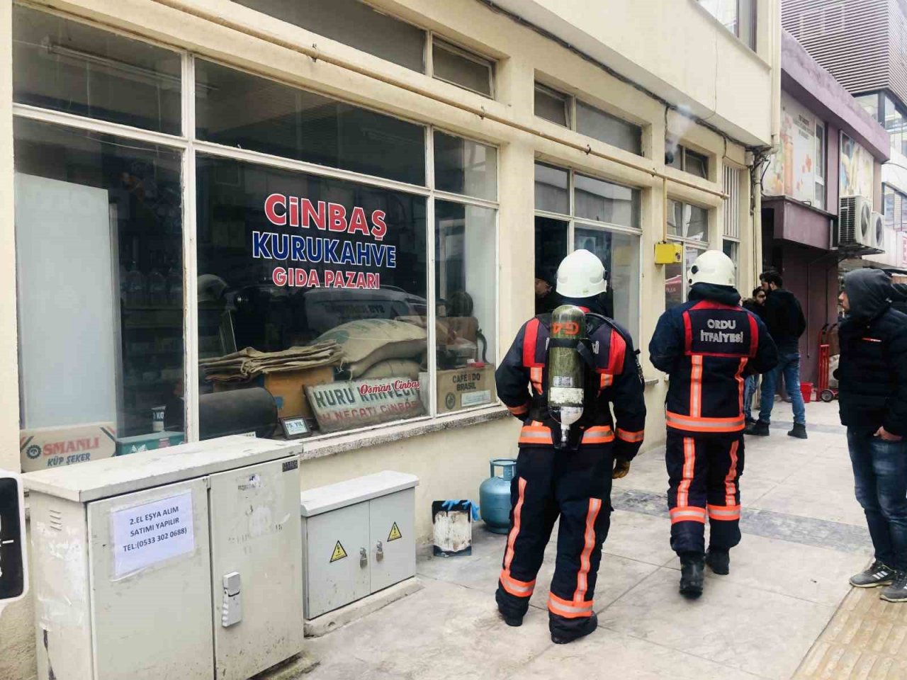 Ordu’da iş yeri yangını paniğe neden oldu