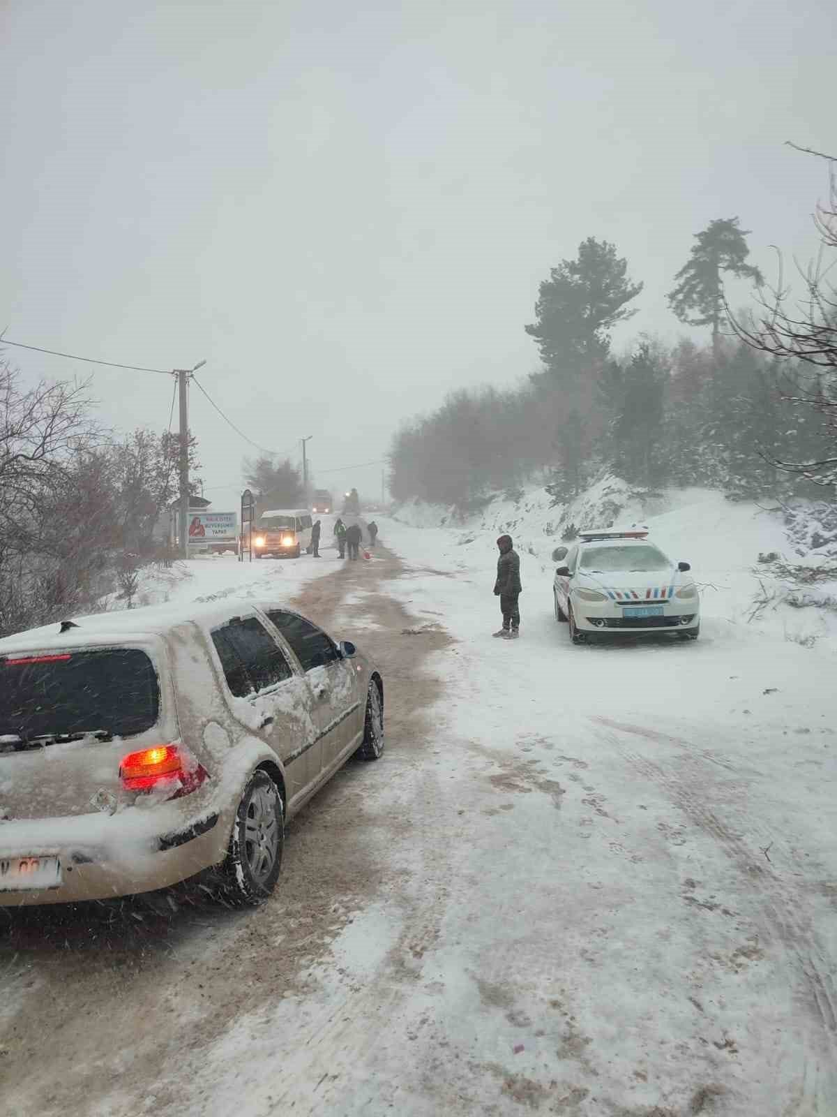 Kara gittiler, mahsur kaldılar