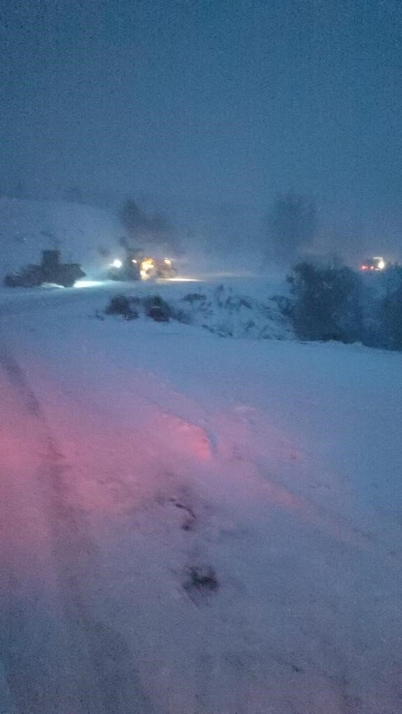 Kar görmek için gittiler, mahsur kaldılar