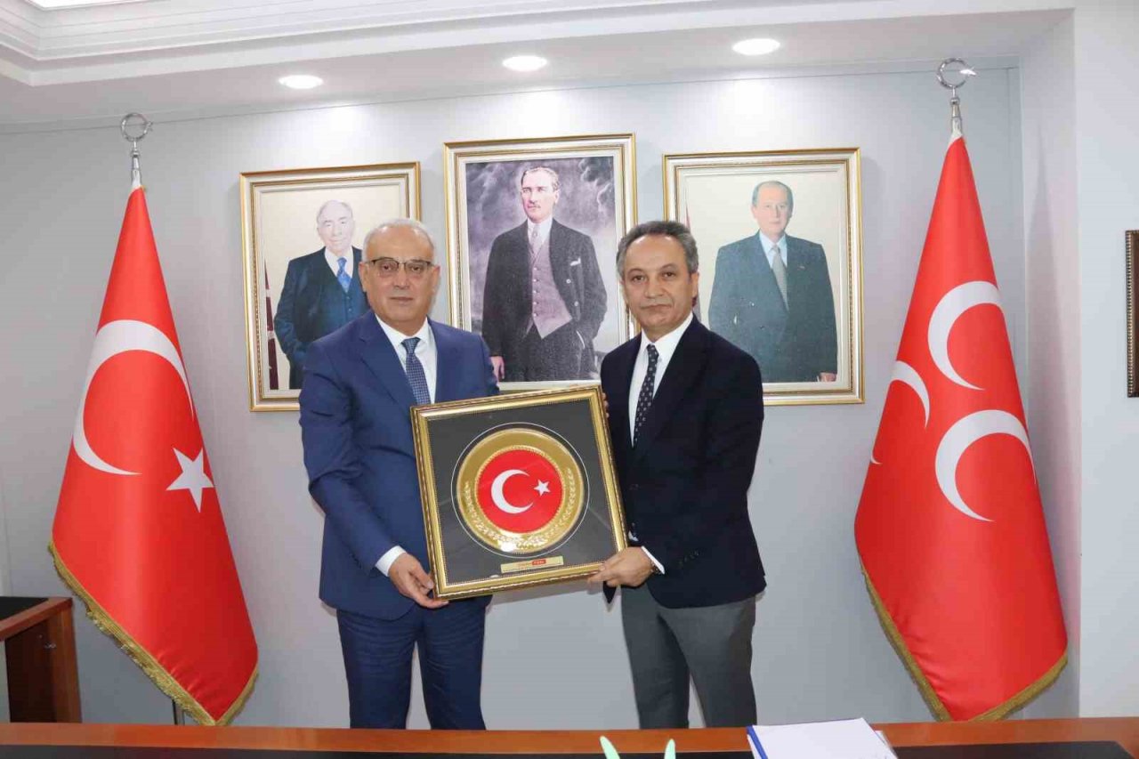 DAİMFED Genel Başkanı Karslıoğlu, MHP İl Başkanı Kanlı’yla inşaat sektörünün sorunlarını konuştu