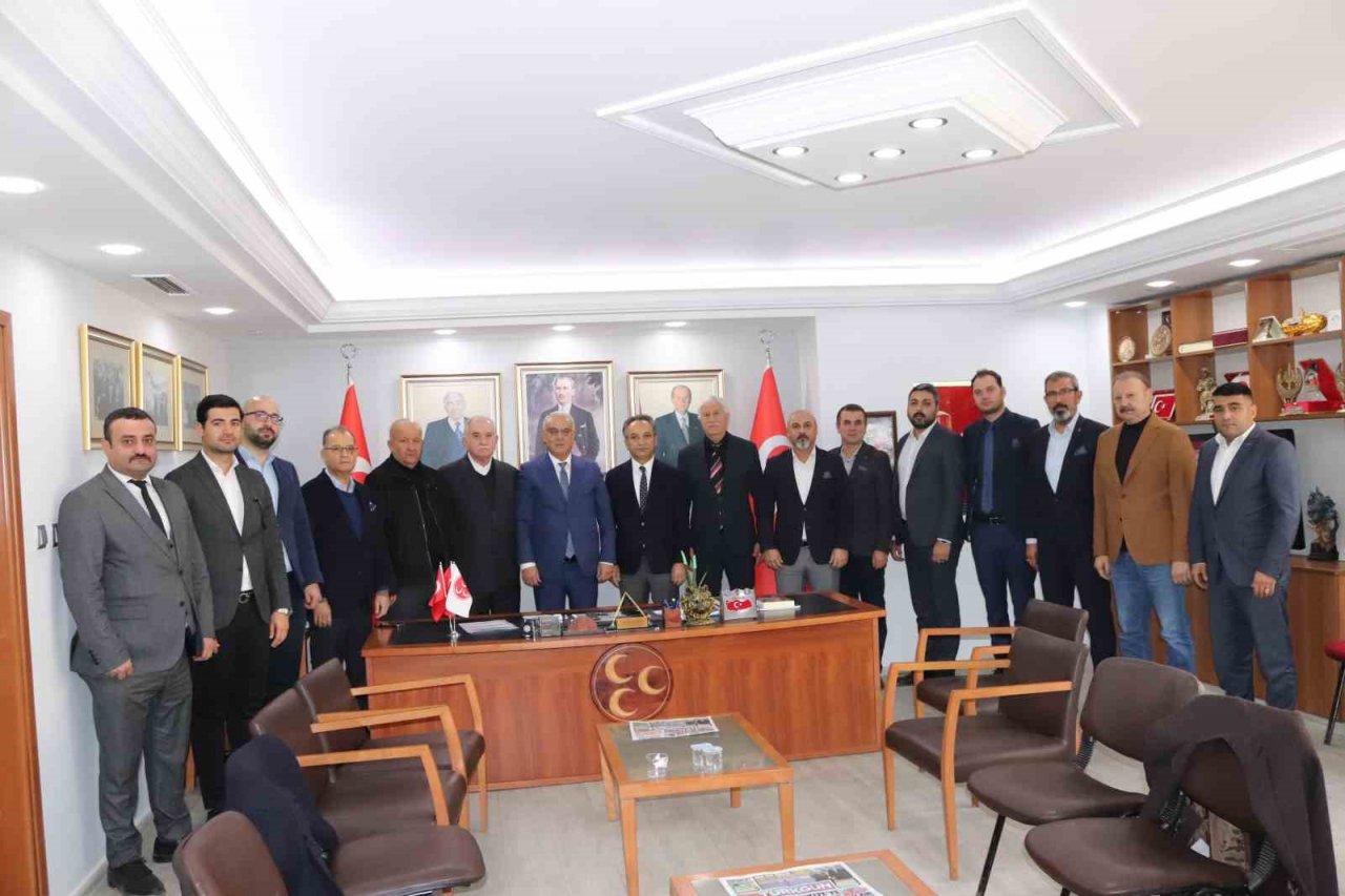 DAİMFED Genel Başkanı Karslıoğlu, MHP İl Başkanı Kanlı’yla inşaat sektörünün sorunlarını konuştu