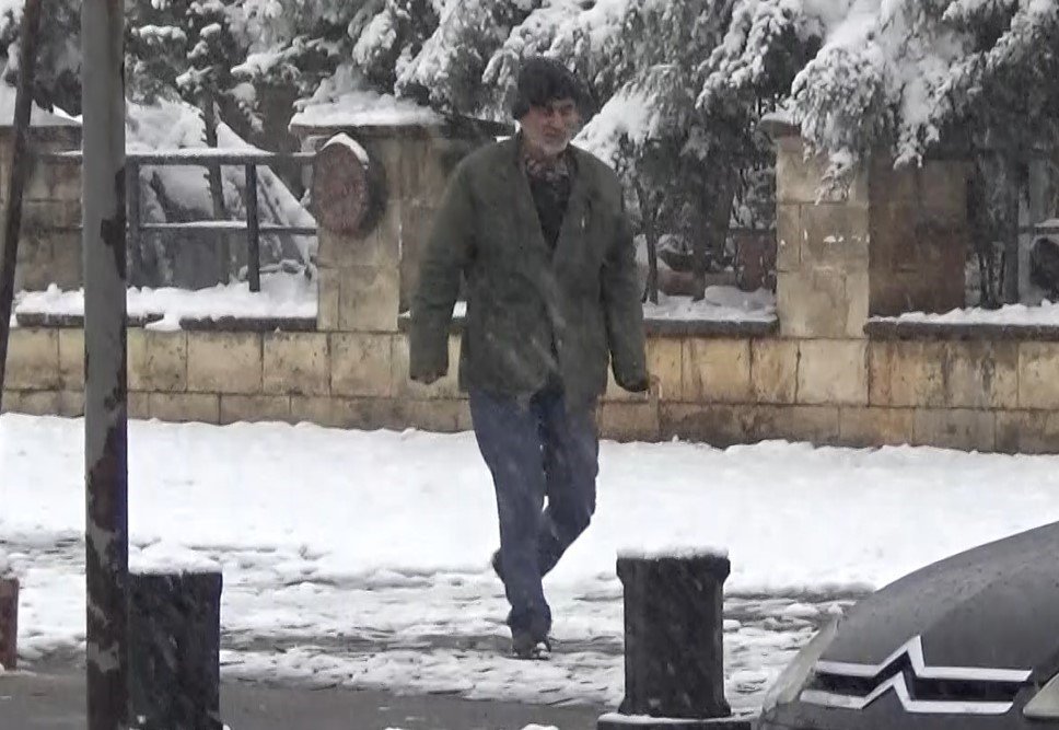 Gaziantep’te kar yağışı etkisini sürdürüyor