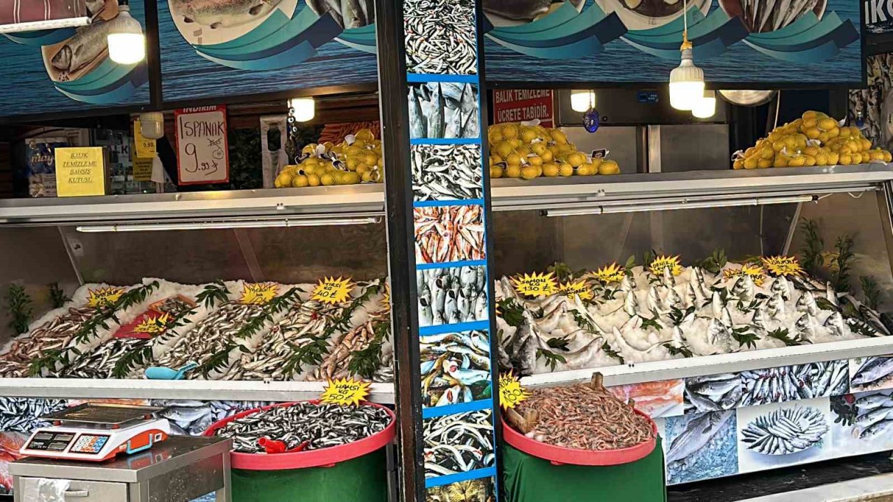 Sıcak havalar balıkçı tezgahlarını da etkiledi