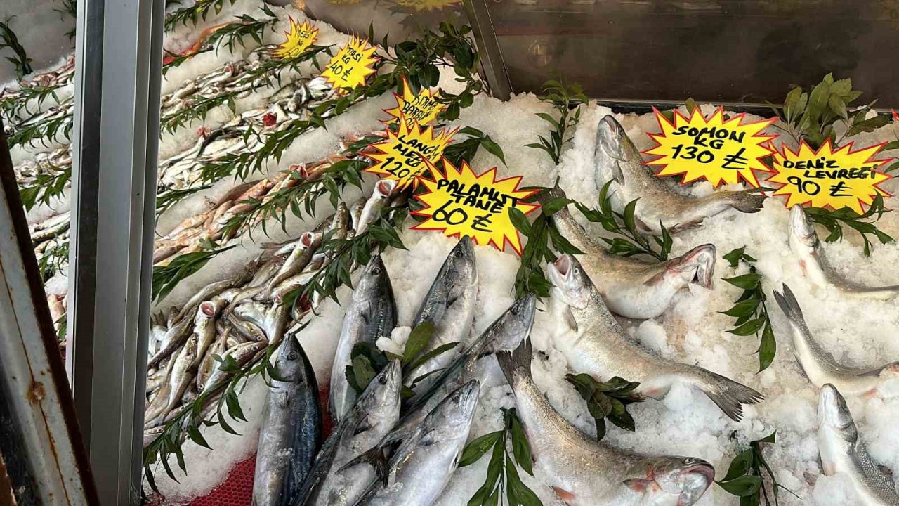 Sıcak havalar balıkçı tezgahlarını da etkiledi