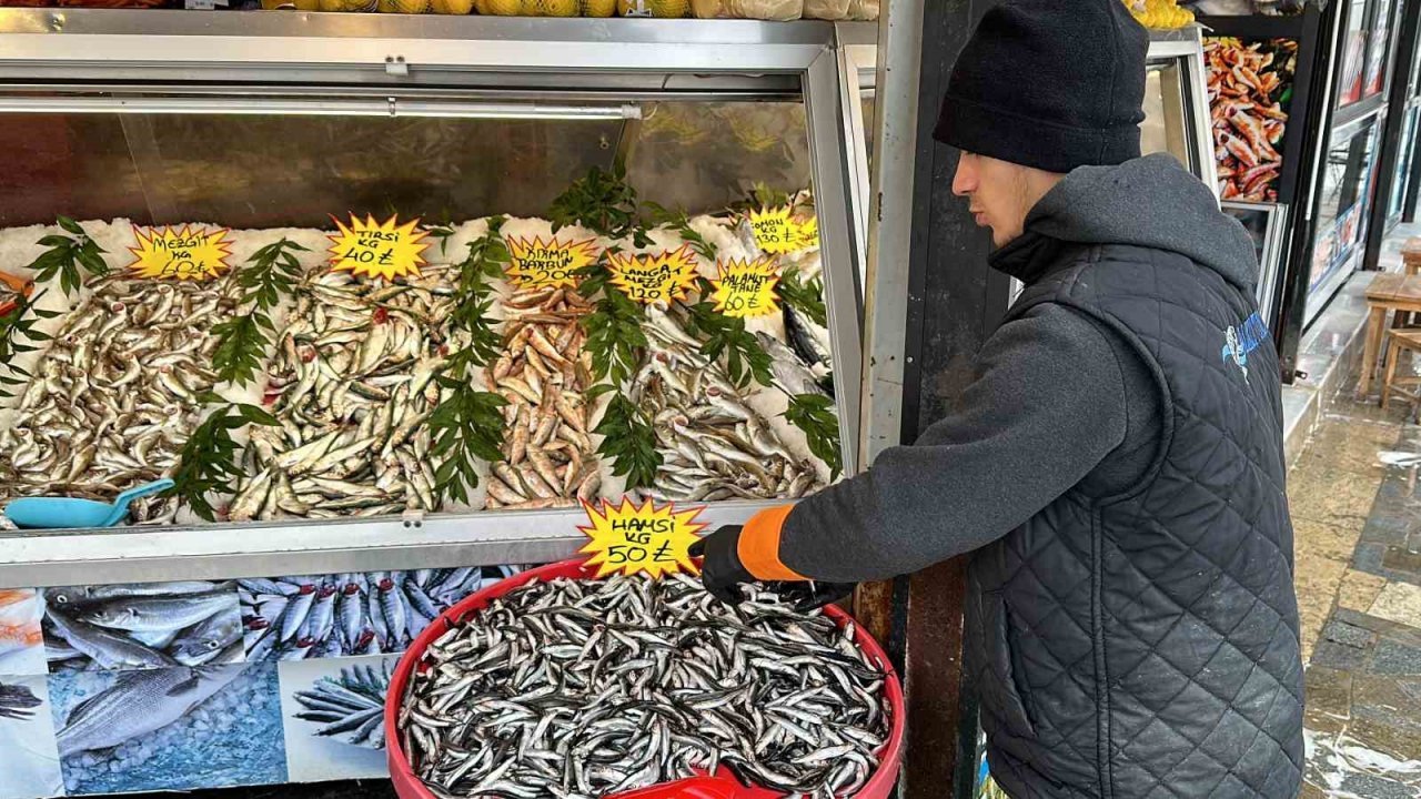 Sıcak havalar balıkçı tezgahlarını da etkiledi