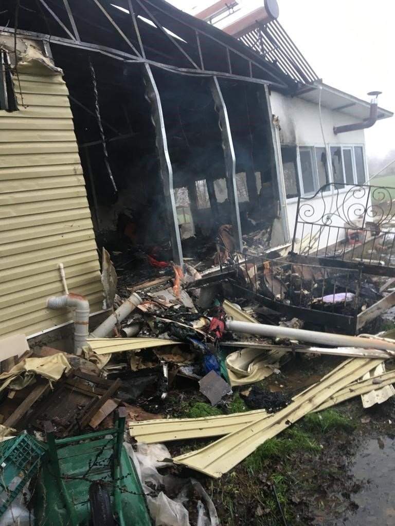 Muğla’da korkutan ev yangını