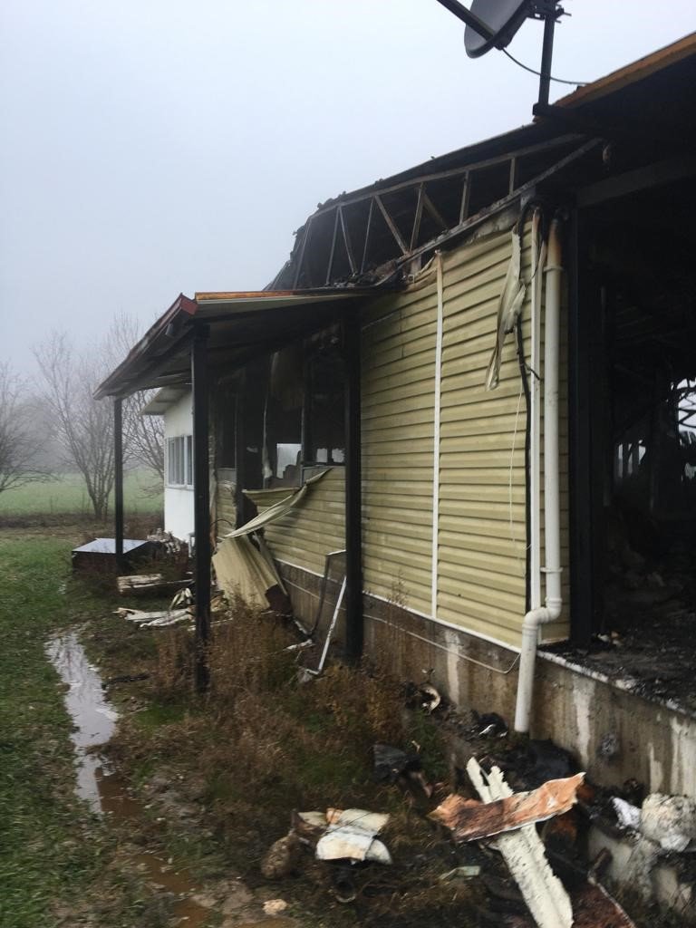 Muğla’da korkutan ev yangını