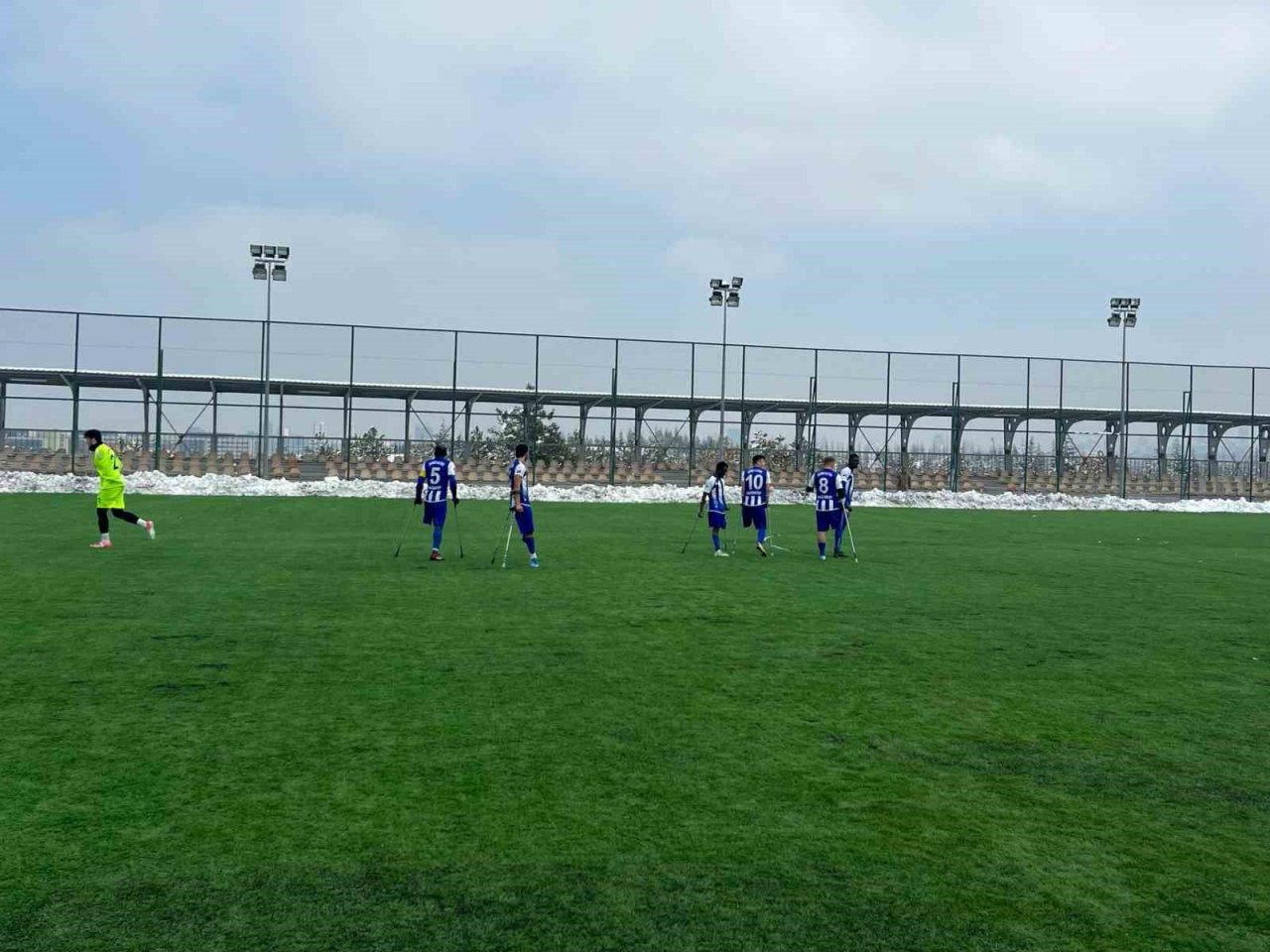 Şahinbey Ampute gol oldu yağdı